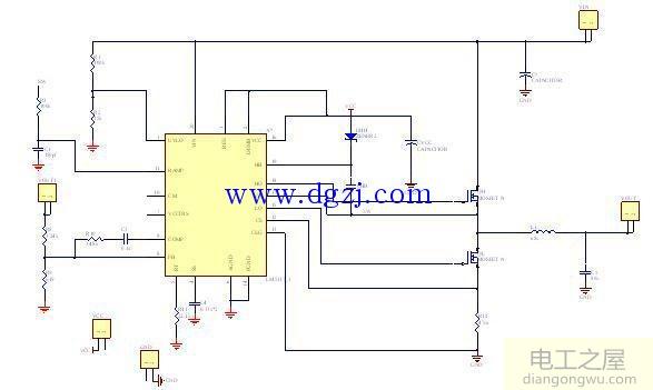 LM5117降压直流开关稳压电源设计电路图