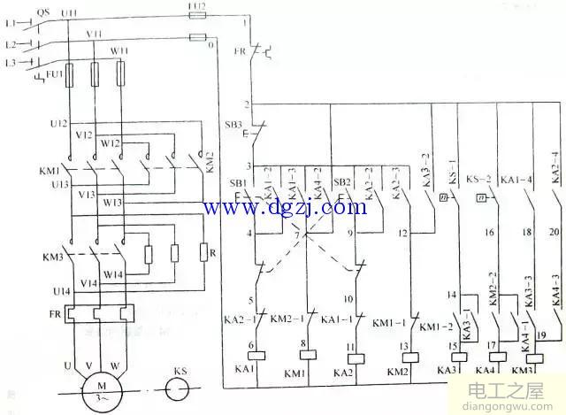 三相异步电动机控制电路图集大全