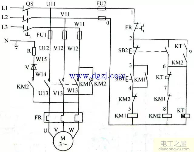 三相异步电动机控制电路图集大全