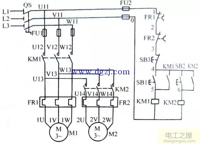 三相异步电动机控制电路图集大全