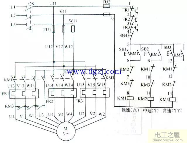 三相异步电动机控制电路图集大全