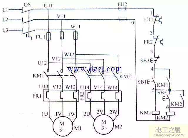 三相异步电动机控制电路图集大全