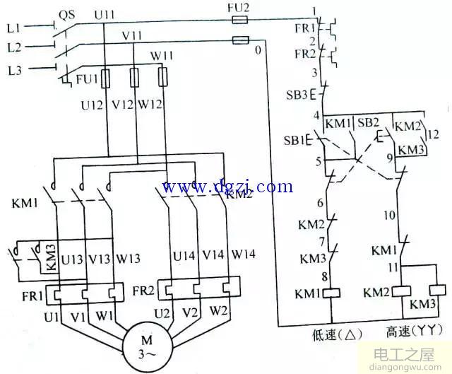 三相异步电动机控制电路图集大全