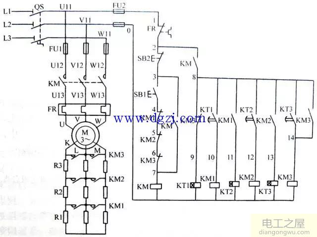 三相异步电动机控制电路图集大全