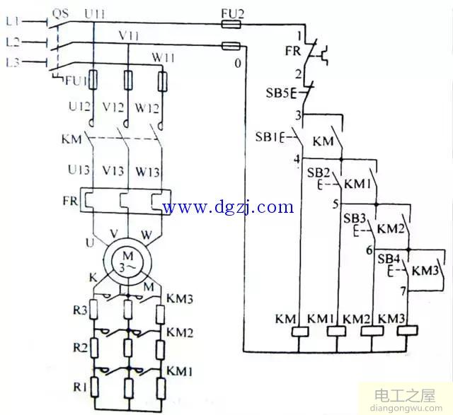 三相异步电动机控制电路图集大全
