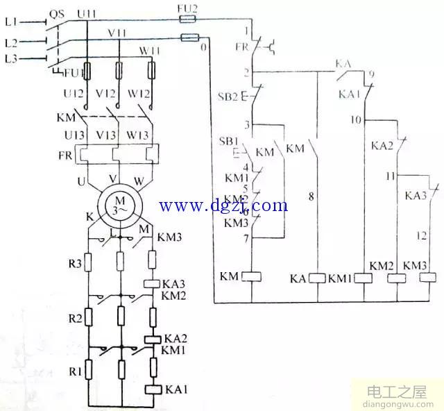 三相异步电动机控制电路图集大全