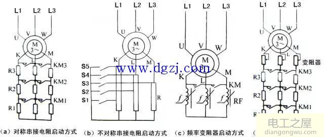 三相异步电动机控制电路图集大全