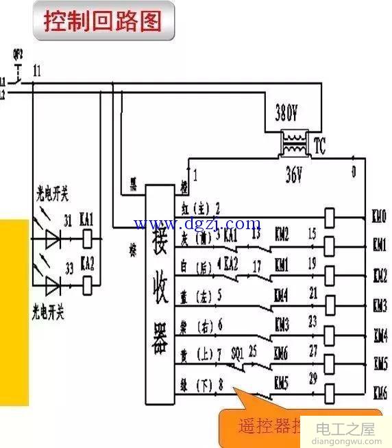 电动葫芦接线图_三相电动葫芦接线图
