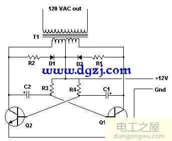 简单的逆变器电路图_最简单的逆变器电路图