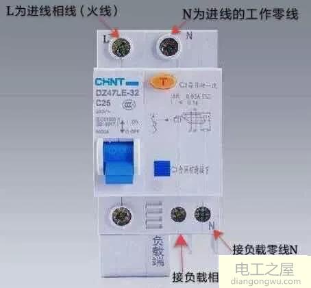 漏电保护器接上零线,火线就跳闸是什么原因