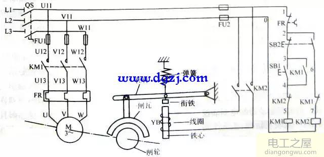 三相异步电动机的控制电路图