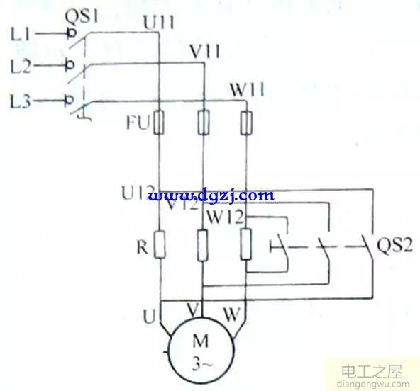 三相异步电动机的控制电路图