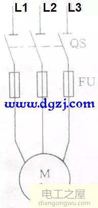 三相异步电动机的控制电路图