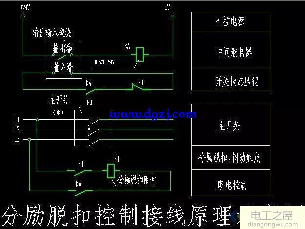 低压断路器结构图_低压断路器结构示意图