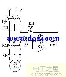 3相电机启停控制接线图
