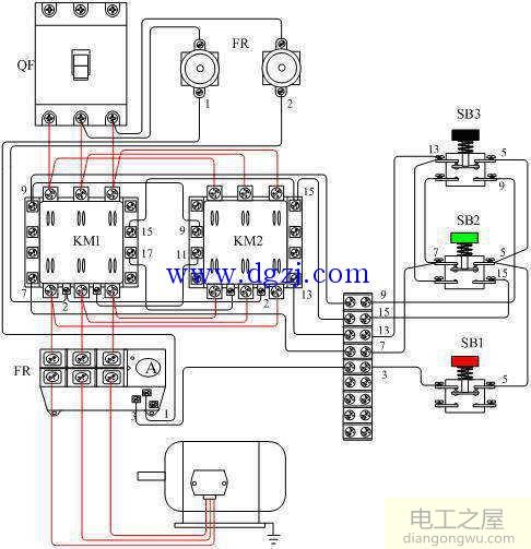 接触器接线方法说明_继电器接线图