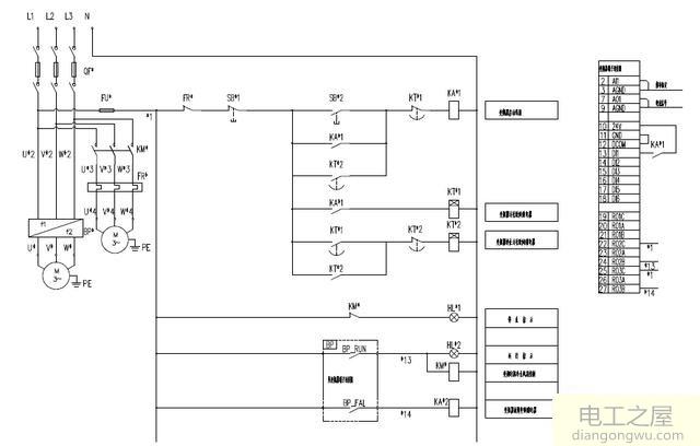 两个时间<a href=http://www.diangongwu.com/zhishi/jidianqi/ target=_blank class=infotextkey>继电器</a>循环控制启停