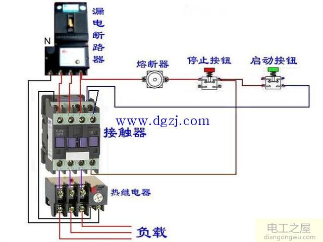 断路器、接触器控制回路图讲解