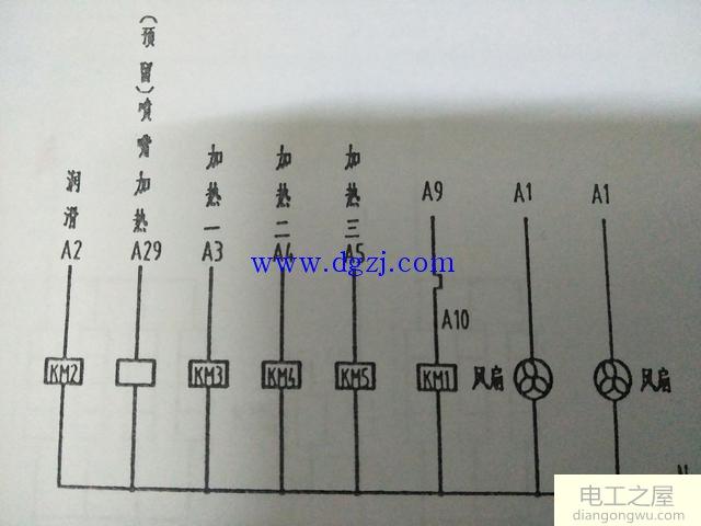 注塑机控制系统电路原理图