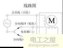 单相爪极式永磁同步电机接线方法