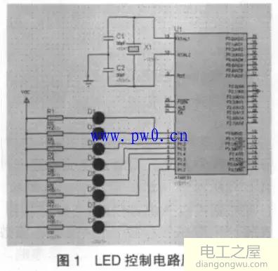 单片机LED发光二级管的工作原理和编程方法