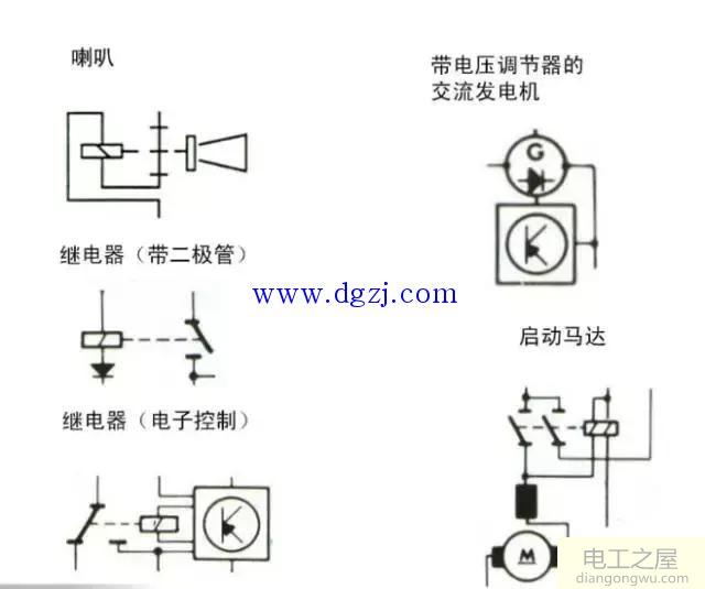 汽车电路图识读_汽车电路图基础知识大全讲解