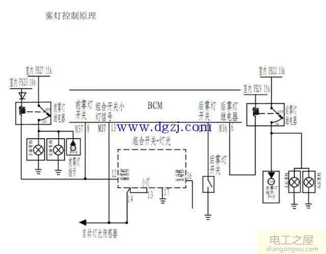 汽车电路图识读_汽车电路图基础知识大全讲解