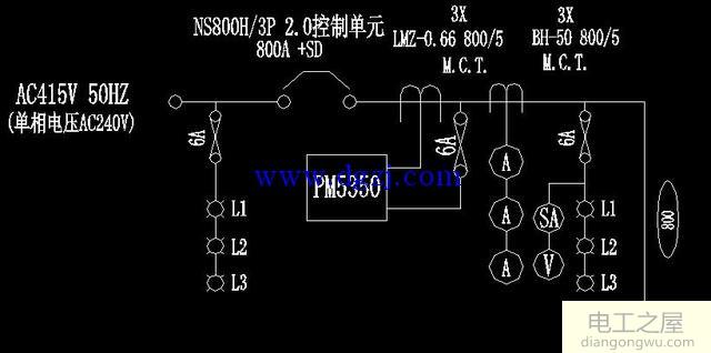 国外电气一次接线图识图讲解