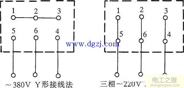 三相吹风机引出端子接线方法_吹风机开关接线图