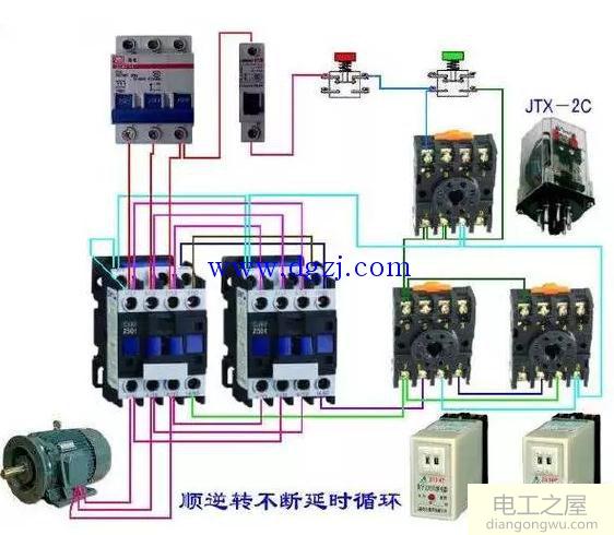 继电器工作原理图_常用继电器接线图