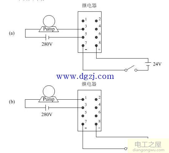 继电器工作原理图_常用继电器接线图