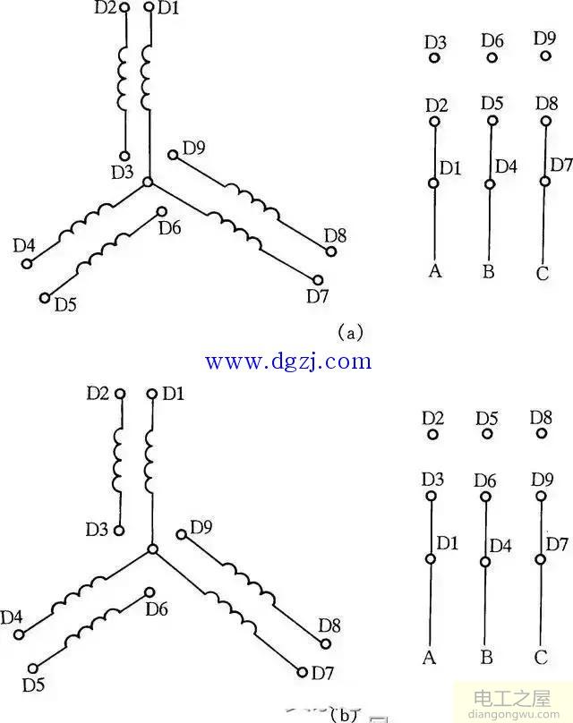 双速电动机2Y/2Y接线方法图