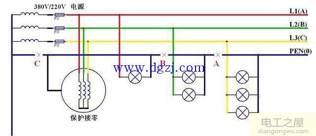 零线断线和零线开路的危害图解