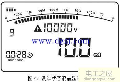 智能双显绝缘电阻测试仪使用方法图解