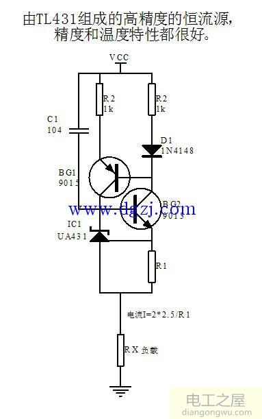 tl431恒流源电路原理图