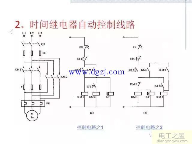 三相异步电动机起动控制电路图解