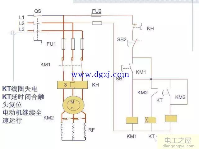 三相异步电动机起动控制电路图解