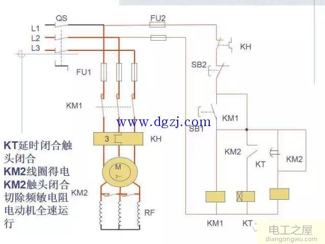 三相异步电动机起动控制电路图解