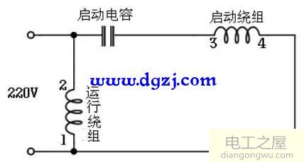 单相电机工作原理_单相交流电机工作原理图