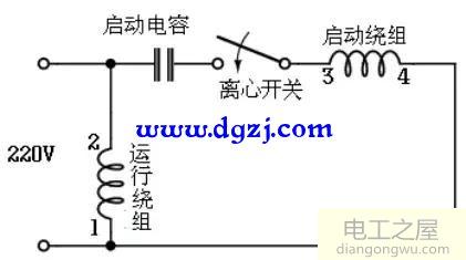 单相电机工作原理_单相交流电机工作原理图