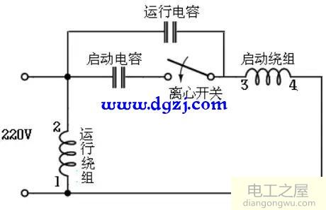 单相电机工作原理_单相交流电机工作原理图