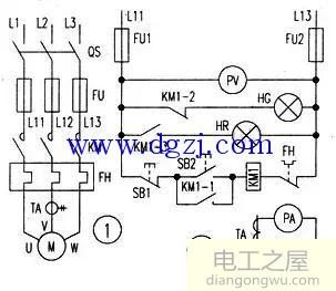 交流接触器接线图以及方法
