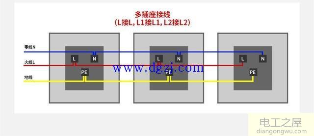 插座接线图接线原理