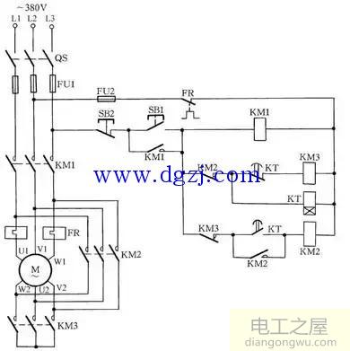 电机降压启动接线方法图