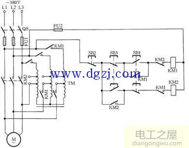 电机降压启动接线方法图