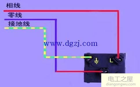 插座接线图_三相插座接线原理图