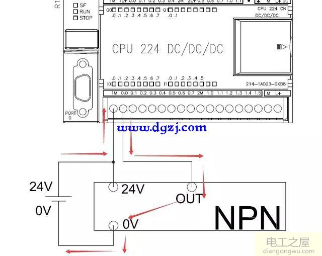 NPN、PNP传感器的接线方式