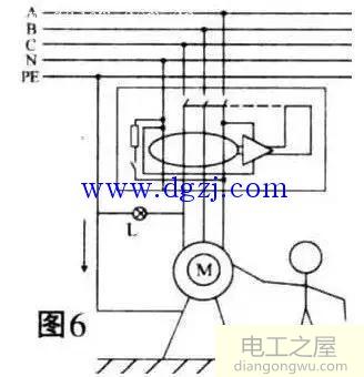 漏电保护器错误接线图的种类