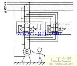 漏电保护器错误接线图的种类