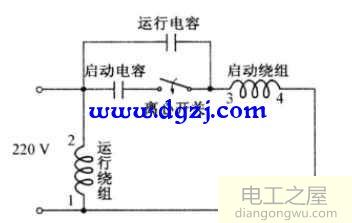 单相电容电机启动方式分类讲解